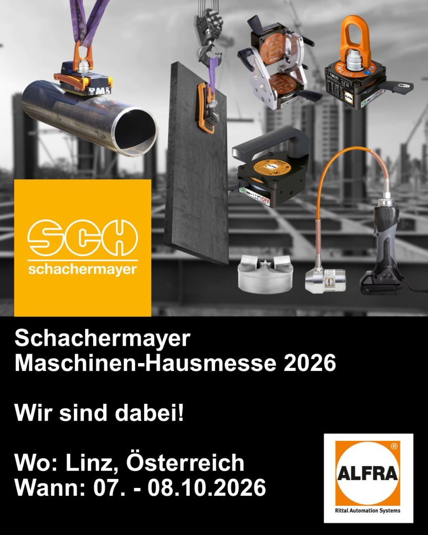 METALLBEARBEITUNG IM MITTELPUNKT: ALFRA BEI DER SCHACHERMAYER HAUSMESSE IN LINZ